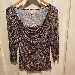 Michael Kors patterned design long sleeve Size S